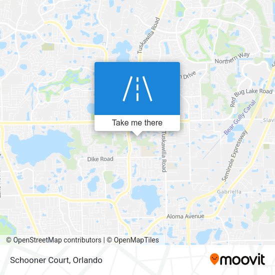 Mapa de Schooner Court