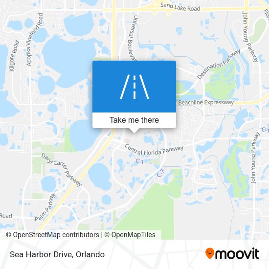 Mapa de Sea Harbor Drive