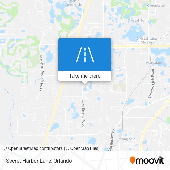 Mapa de Secret Harbor Lane