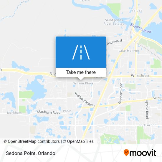 Mapa de Sedona Point