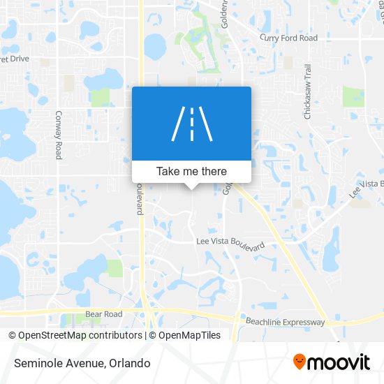 Seminole Avenue map