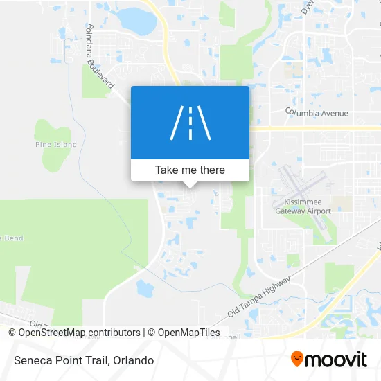 Seneca Point Trail map