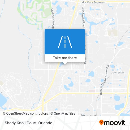 Mapa de Shady Knoll Court