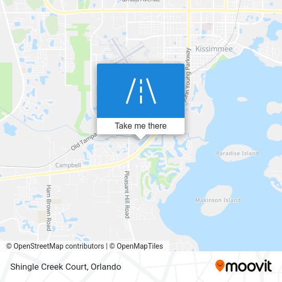 Shingle Creek Court map