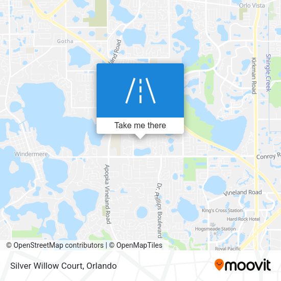 Mapa de Silver Willow Court