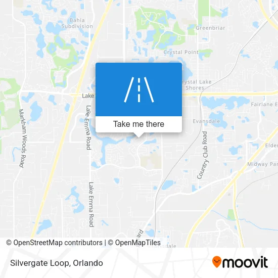 Silvergate Loop map