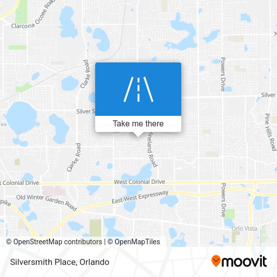 Mapa de Silversmith Place