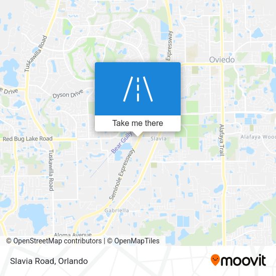Mapa de Slavia Road