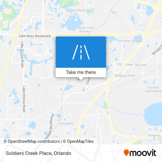 Soldiers Creek Place map