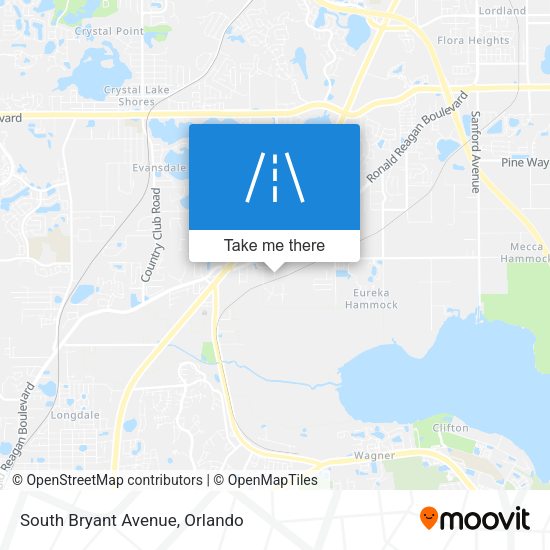 South Bryant Avenue map