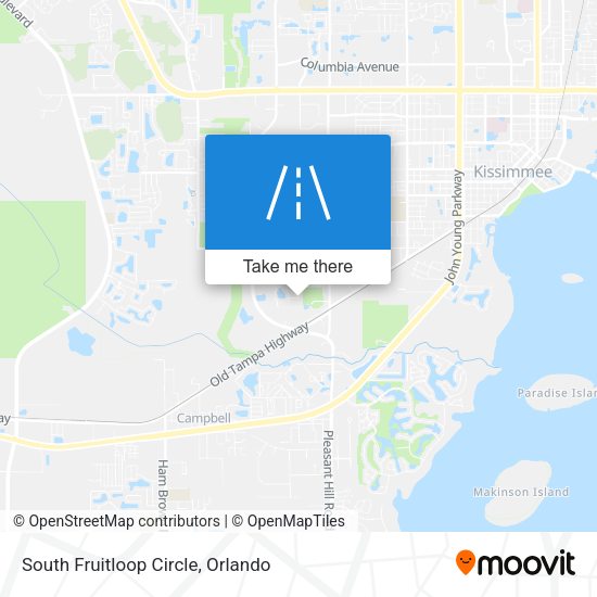 South Fruitloop Circle map