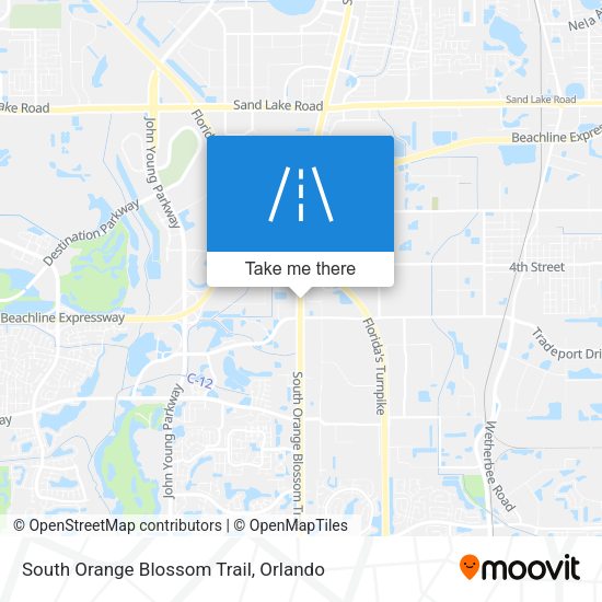 South Orange Blossom Trail map
