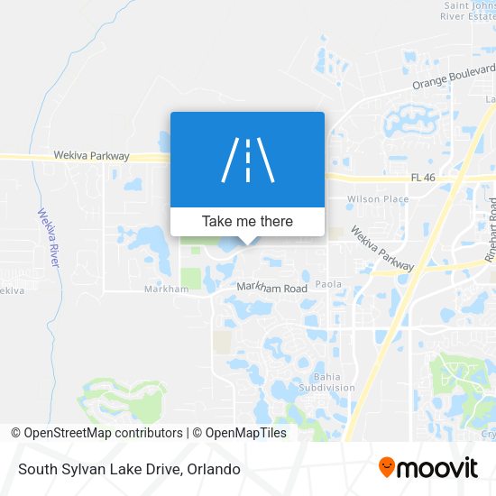 Mapa de South Sylvan Lake Drive