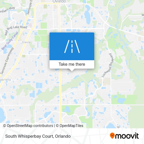 Mapa de South Whisperbay Court