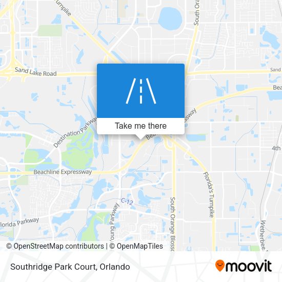 Southridge Park Court map