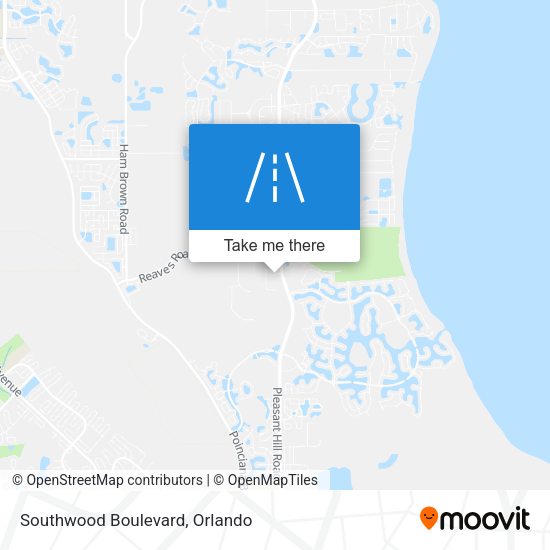 Southwood Boulevard map