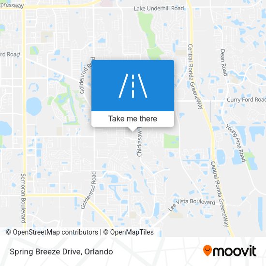 Spring Breeze Drive map