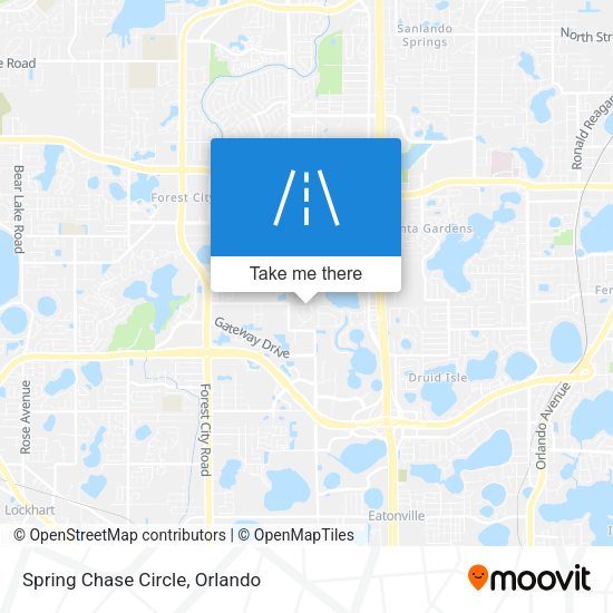 Spring Chase Circle map