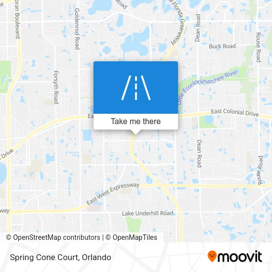Spring Cone Court map