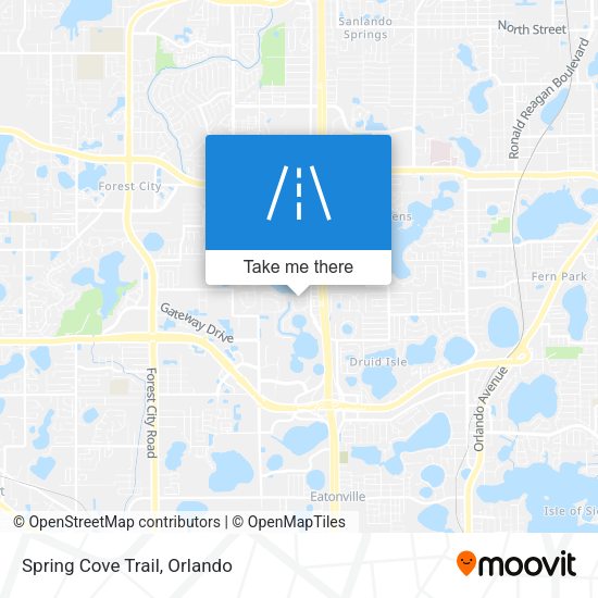 Mapa de Spring Cove Trail