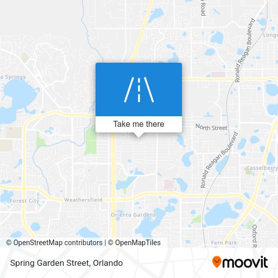 Mapa de Spring Garden Street