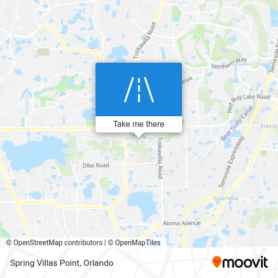 Spring Villas Point map