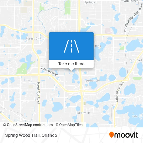 Spring Wood Trail map