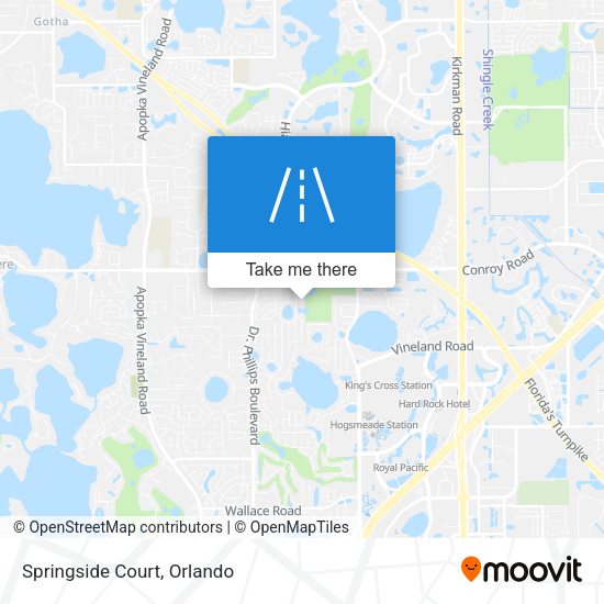 Mapa de Springside Court