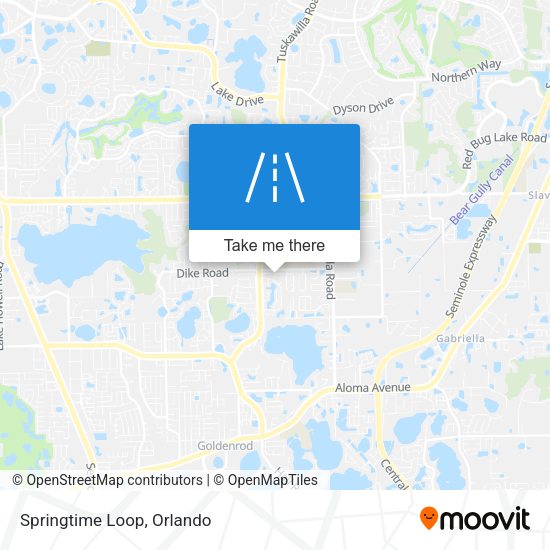 Mapa de Springtime Loop