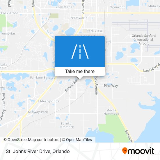 Mapa de St. Johns River Drive