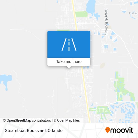 Steamboat Boulevard map