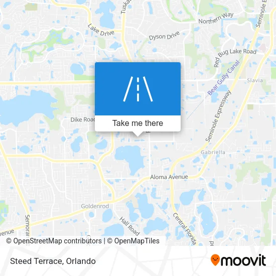 Steed Terrace map