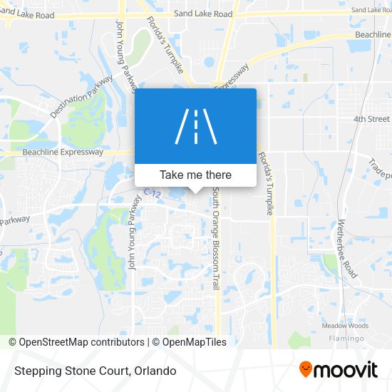 Stepping Stone Court map
