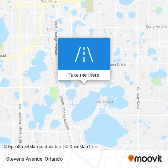 Stevens Avenue map