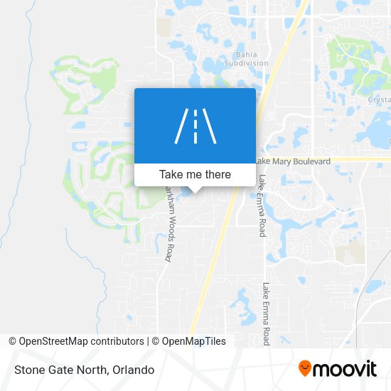 Mapa de Stone Gate North