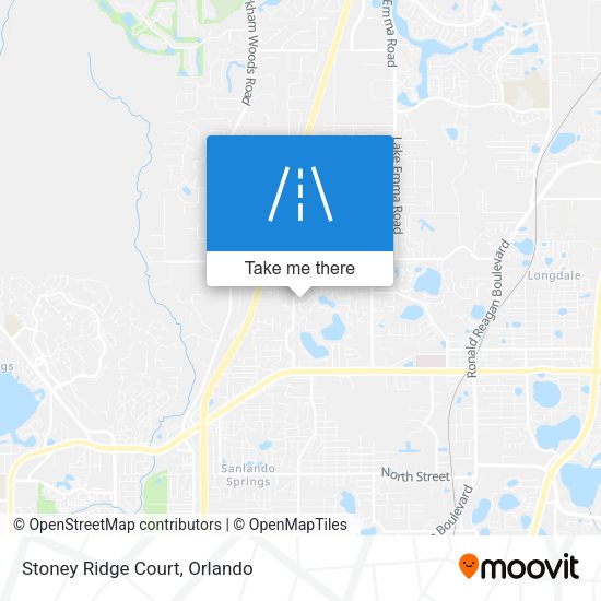 Stoney Ridge Court map