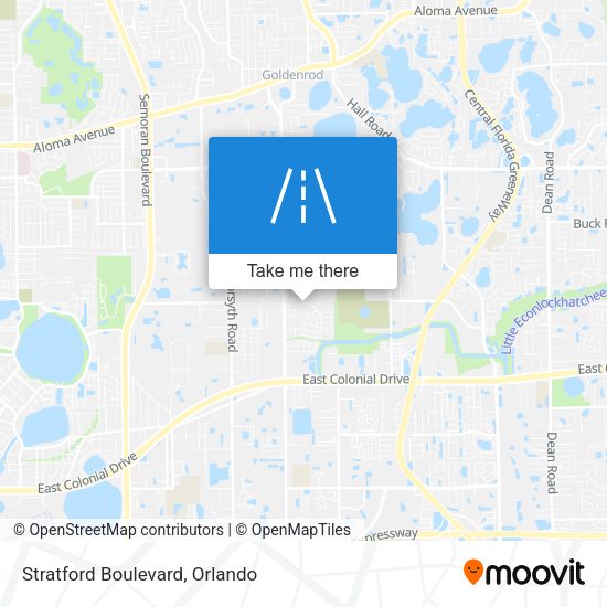 Stratford Boulevard map