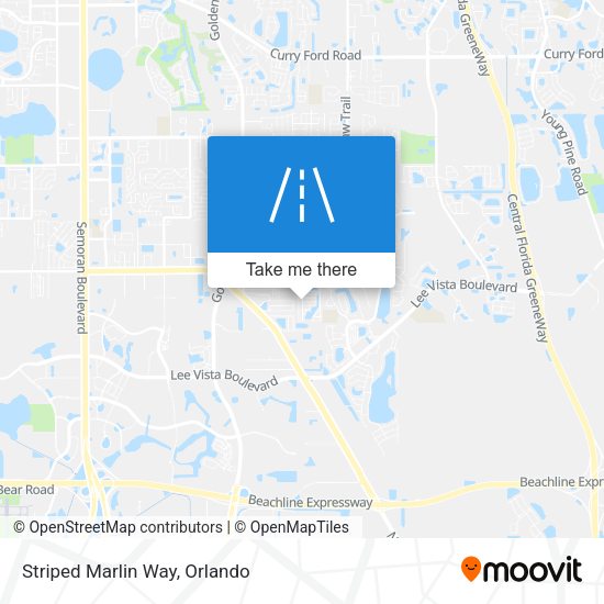 Striped Marlin Way map