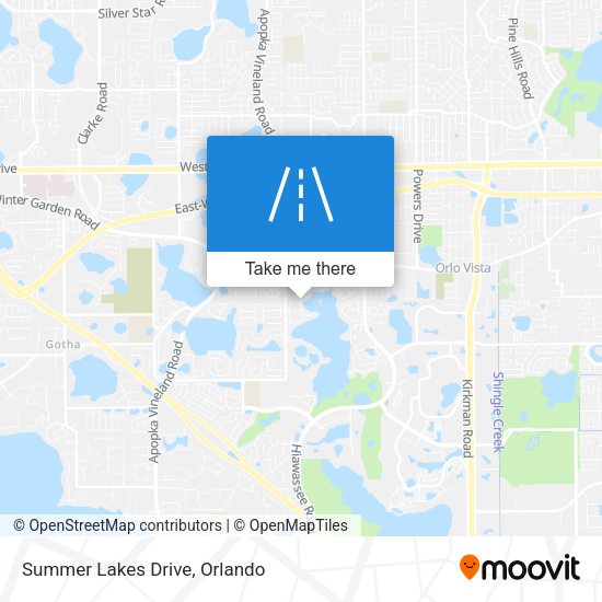 Summer Lakes Drive map