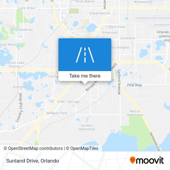 Mapa de Sunland Drive