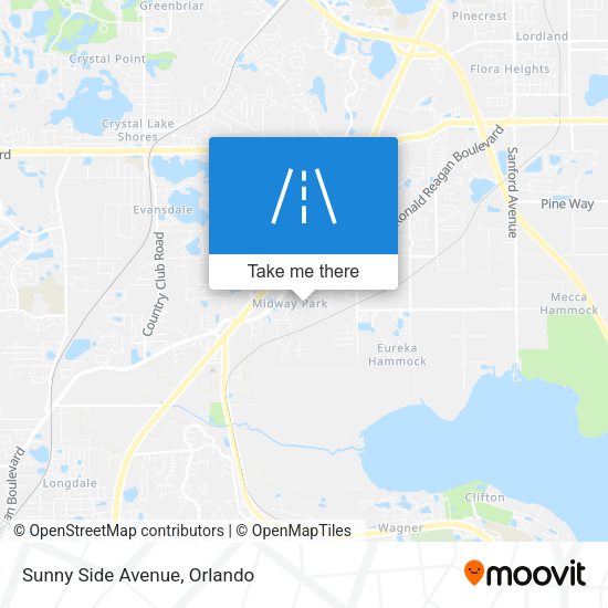 Mapa de Sunny Side Avenue