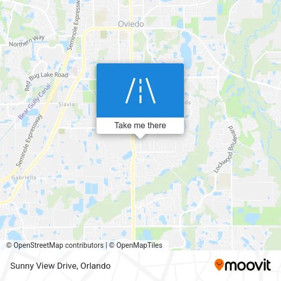 Sunny View Drive map