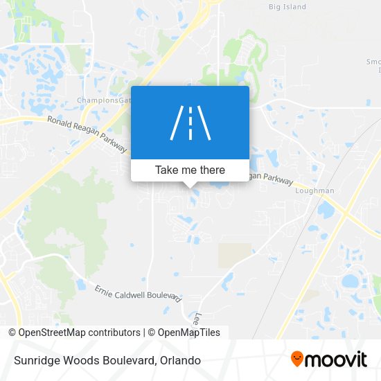 Sunridge Woods Boulevard map