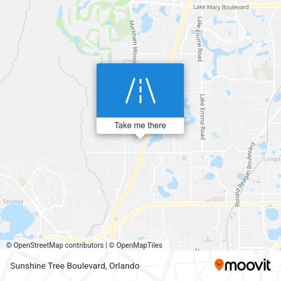 Mapa de Sunshine Tree Boulevard