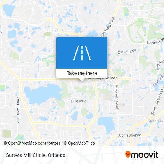 Sutters Mill Circle map