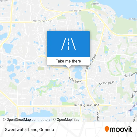 Sweetwater Lane map