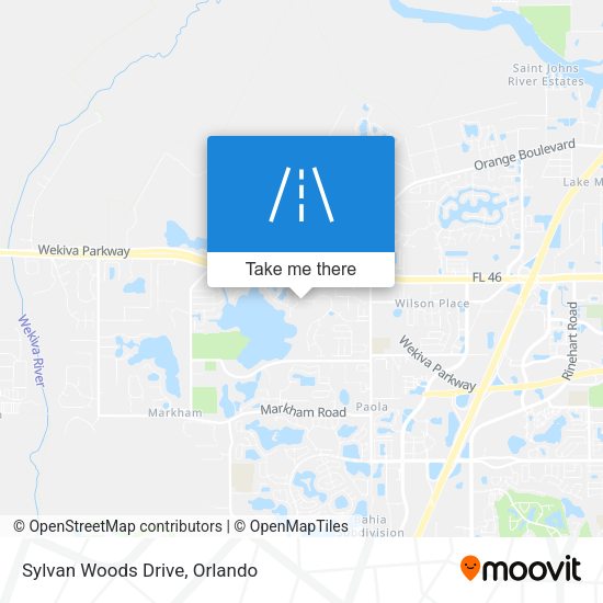 Mapa de Sylvan Woods Drive