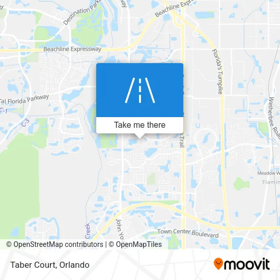 Taber Court map