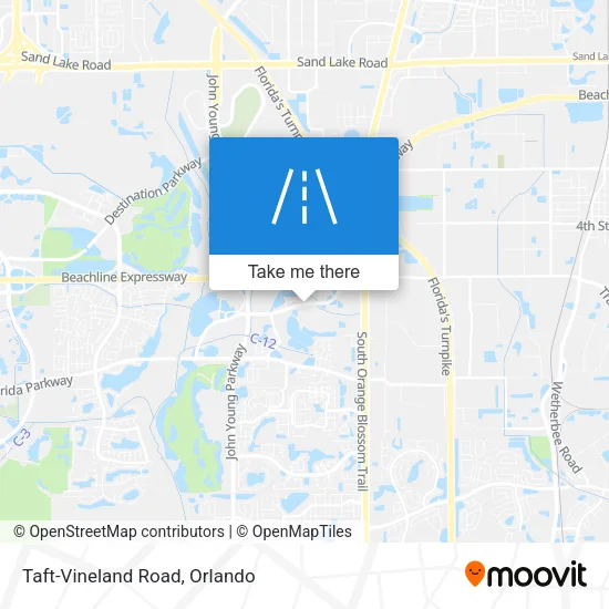 Taft-Vineland Road map