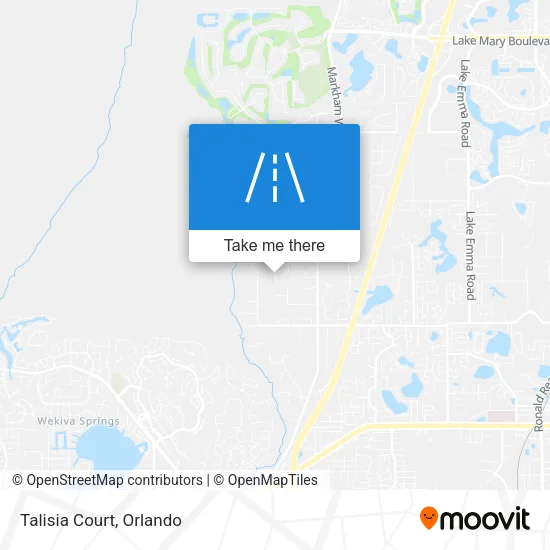 Talisia Court map